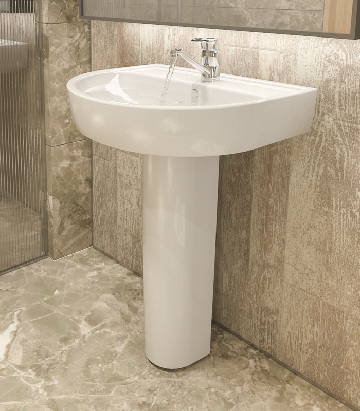 Milena 50 Ayakl Lavabo Ceramo